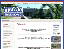 Tablet Screenshot of nzozlegionowo.pl